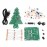 DIY Three Color Light Audio Voice Control Spectrum Christmas Tree Kit With Battery Box